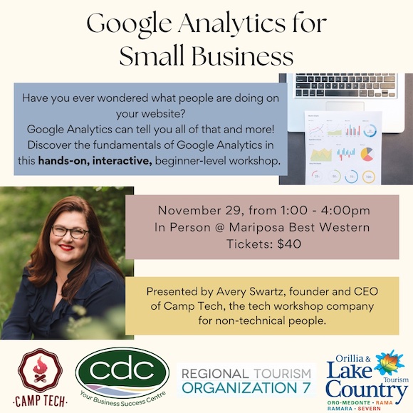 Professional Development: Google Analytics for Small Business 