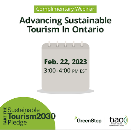 Advancing Sustainable Tourism in Ontario